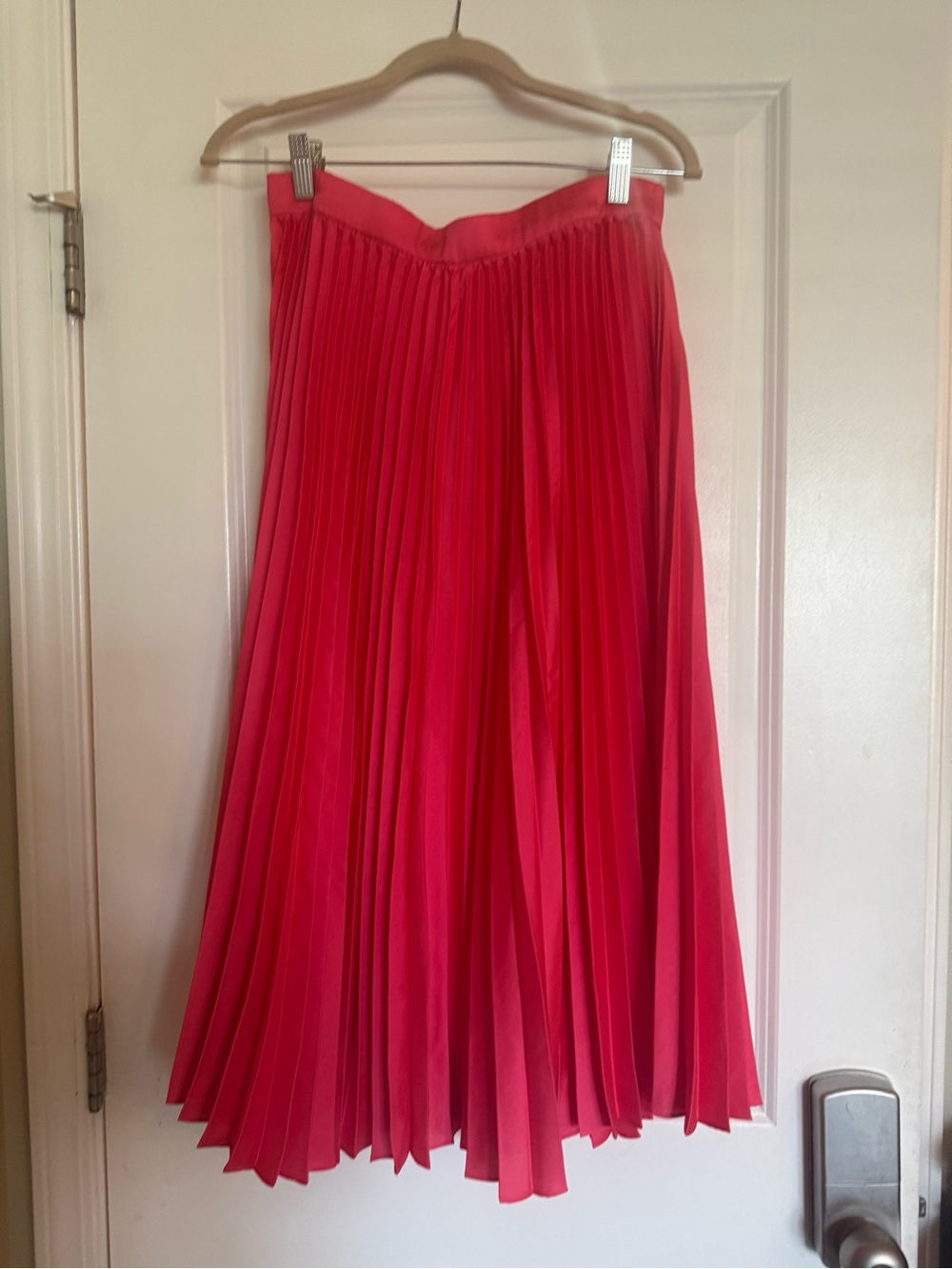 J. Crew Mid-Length Women's Skirt - Bright Pink - Picture 1 of 2